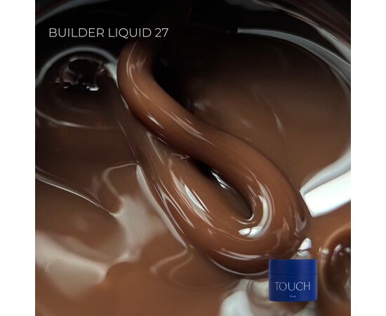 Изображение 2 Гель для наращивания Touch Builder Liquid Gel 27 светло-коричневый, 15 мл , Объем (мл, г): 15, Вариант: 27