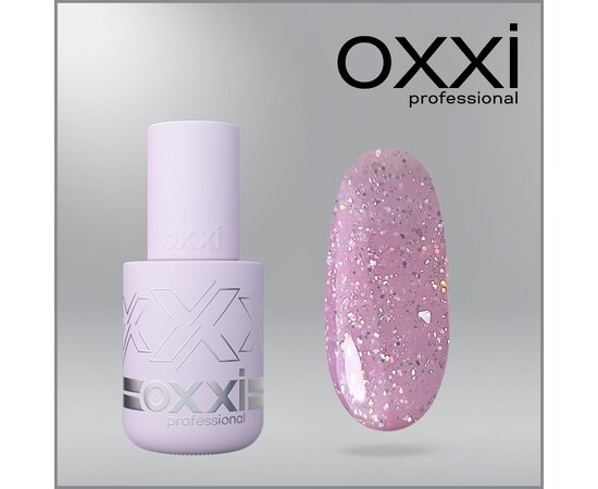 Изображение 4 Polygel OXXI Professional Liquid Poly Gel 37 lilac with glitter, 10 ml, Volume (ml, g): 10, Options: 37