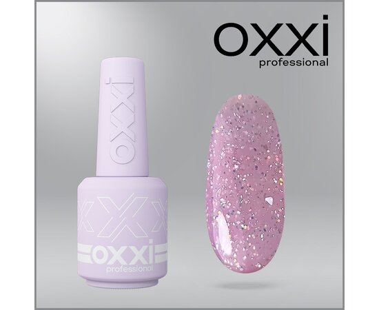 Изображение 4 OXXI Professional Liquid Poly Gel 37 lilac with glitter, 15 ml, Volume (ml, g): 15, Options: 37