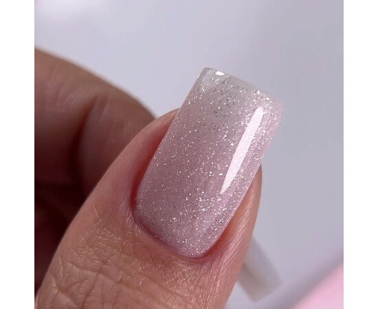 Изображение 2 OXXI Professional Liquid Poly Gel 22 light pink-beige with shimmer, 10 ml, Volume (ml, g): 10, Options: 22