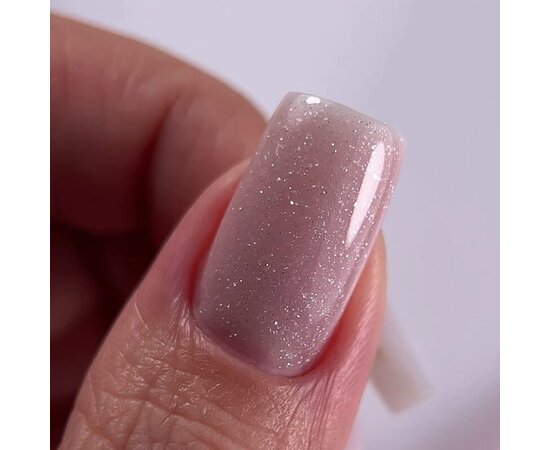 Изображение 2 OXXI Professional Liquid Poly Gel 25 pink-beige with shimmers, 10 ml, Volume (ml, g): 10, Options: 25