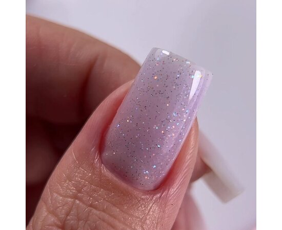 Изображение 2 Polygel OXXI Professional Liquid Poly Gel 30 lilac with shimmer, 15 ml, Volume (ml, g): 15, Options: 30