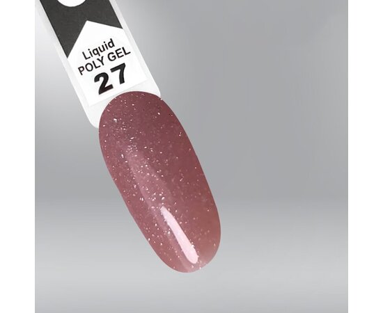 Изображение 3 OXXI Professional Liquid Poly Gel 31 purple with shimmer, 15 ml, Volume (ml, g): 15, Options: 31