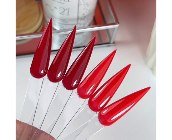 Изображение 4 Polygel OXXI Professional Liquid Poly Gel 40 red, 10 ml, Volume (ml, g): 10, Options: 40