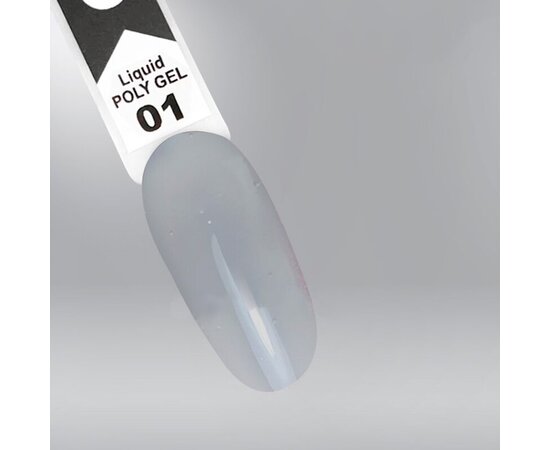 Изображение 2 Polygel OXXI Professional Liquid Poly Gel 01 transparent, 10 ml, Volume (ml, g): 10, Options: 1