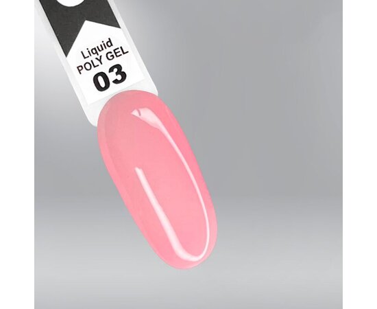 Изображение 2 Polygel OXXI Professional Liquid Poly Gel 03 pink, 10 ml, Volume (ml, g): 10, Options: 3