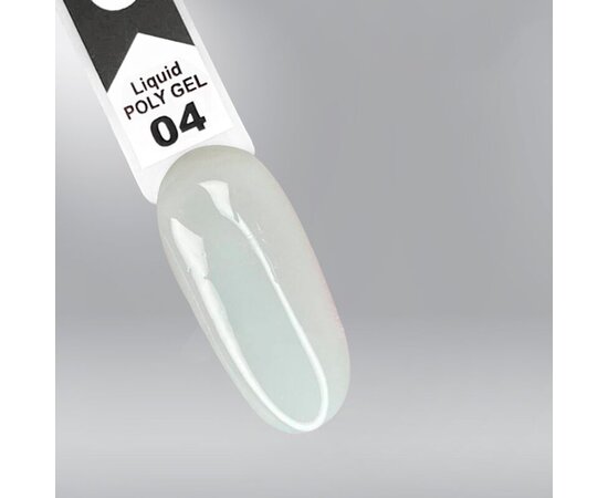 Изображение 2 Polygel OXXI Professional Liquid Poly Gel 04 white, 10 ml, Volume (ml, g): 10, Options: 4
