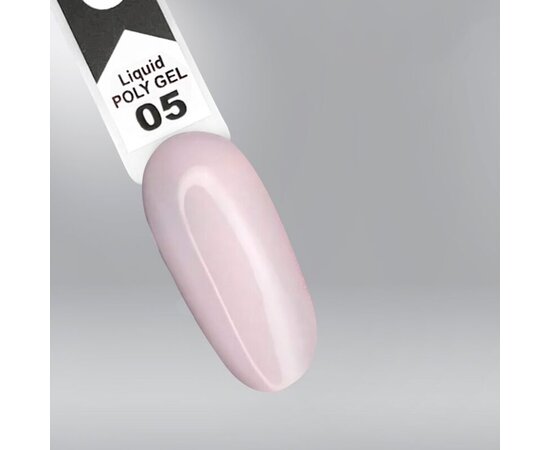 Изображение 2 Polygel OXXI Professional Liquid Poly Gel 05 milky lilac, 10 ml, Volume (ml, g): 10, Options: 5
