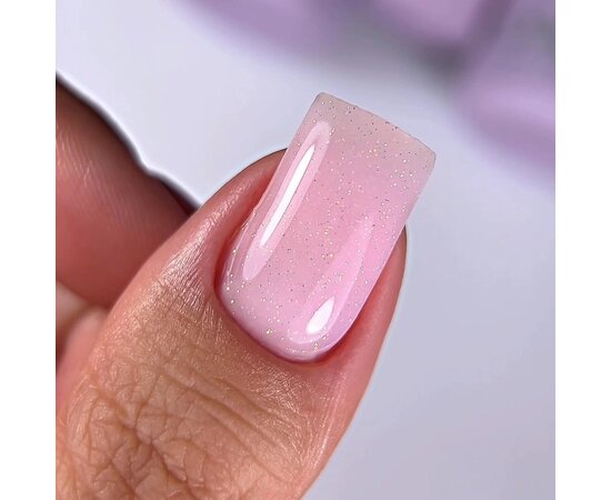 Изображение 3 Polygel OXXI Professional Liquid Poly Gel 34 pink with shimmer, 10 ml, Volume (ml, g): 10, Options: 34