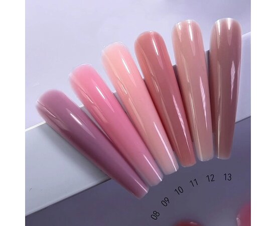 Изображение 5 Жидкий полигель Luxton Liquid Poly Gel 03 молочно-сиреневый, 10 мл, Объем (мл, г): 10, Вариант: 03