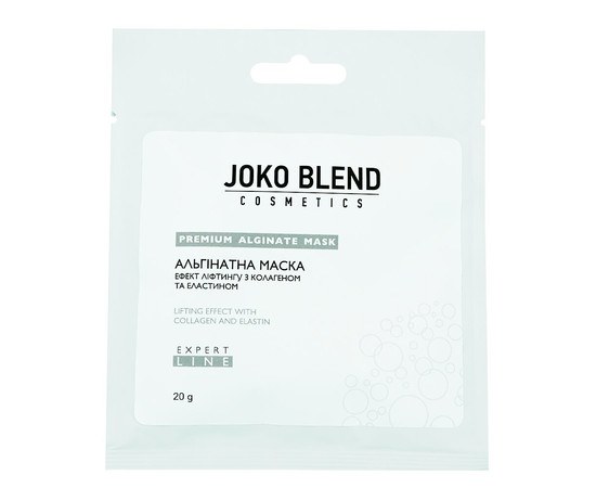 Изображение  Альгинатная маска JOKO BLEND, эффект лифтинга с коллагеном и эластином
