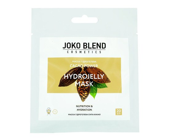 Изображение  Маска гидрогелевая для лица Joko Blend — сила какао