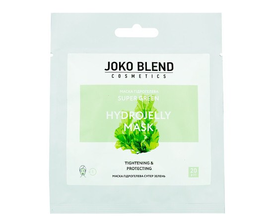 Изображение  Hydrogel face mask Joko Blend – super green