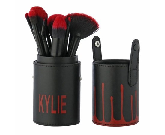 Изображение  A set of makeup brushes in a case Kylie 12 pcs