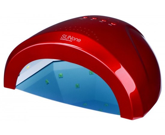 Изображение 2 Лампа для ногтей и шеллака SUN One 1 UV+LED 48 Вт, Красная