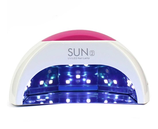 Зображення  Лампа для нігтів Sun 2 UV/LED на 48 Вт з металевим дном