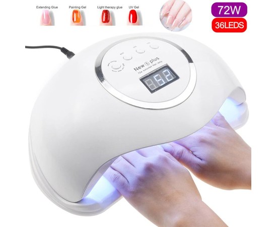 Изображение 2 Lamp for nails and shellac SUN New 5 Plus UV + LED 48 W for 2 hands