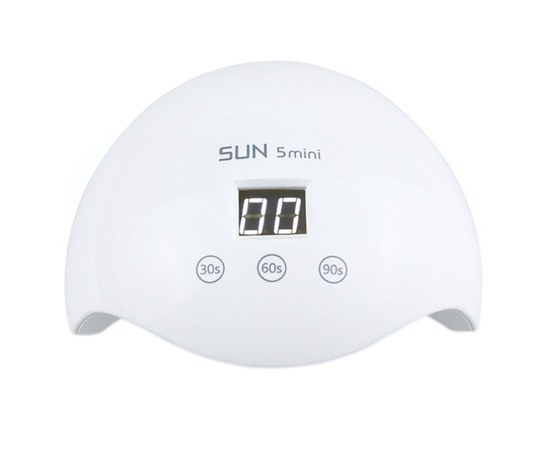Зображення  Лампа для манікюру SUN 5 mini UV/LED на 30 Вт з сенсором для гель-лаку