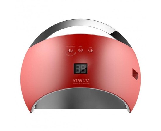 Изображение  Лампа для ногтей и шеллака SUNUV 6 UV+LED 48 Вт, Красная