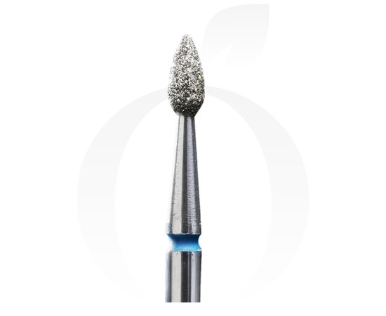 Изображение  Фреза алмазная Staleks FA40B023/5, капля синяя диаметр 2,3 мм, рабочая часть 5 мм