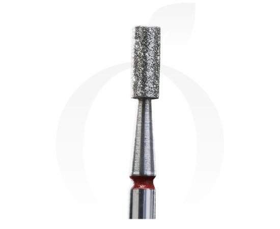 Изображение  Diamond cutter Staleks FA20R025/6, red cylinder diameter 2.5 mm, working part 6 mm
