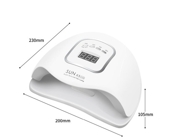 Изображение 3 Lamp for nails and shellac SUN 5x Max UV+LED 80 W, White
