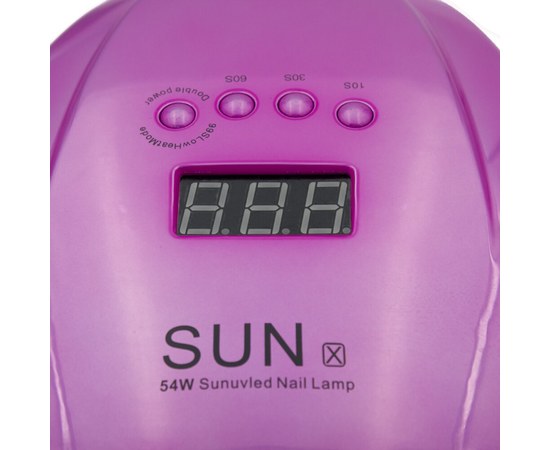 Изображение 6 Лампа для ногтей и шеллака SUN X UV+LED 54 Вт, Зеркально розовая