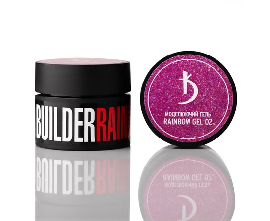Изображение 3 Kodi Rainbow Gel 02 modeling gel, 13 g, Volume (ml, g): 13, Options: 2