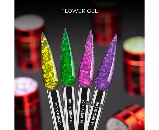 Изображение 5 Gel with dried flowers Kodi Flower Gel 07, 4 ml, Volume (ml, g): 4, Options: 7