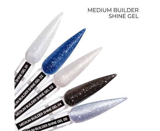 Изображение 2 Kodi Medium builder shine gel 01, 13 g, Volume (ml, g): 13, Options: 1