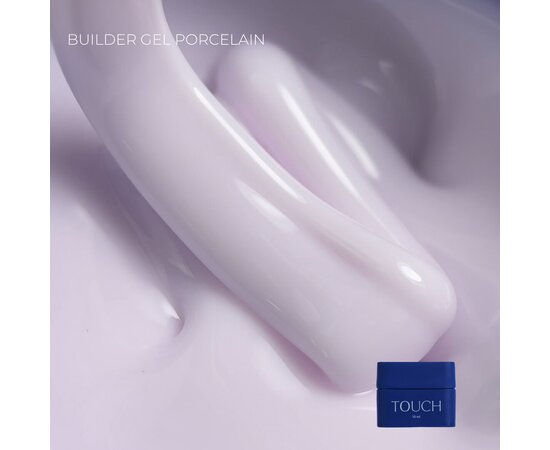 Изображение 2 Гель для наращивания Touch Builder Gel Porcelain, 10 мл, Объем (мл, г): 10, Вариант: Porcelain