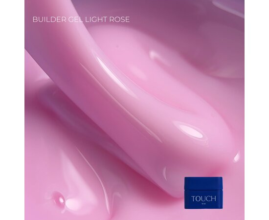 Изображение 2 Гель для наращивания Touch Builder Gel Light rose, 30 мл, Объем (мл, г): 30, Вариант: Light Rose