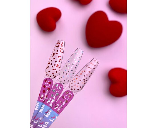 Изображение 3 Топ для гель-лака LUNAMoon Top Heartbeat 03, 13 мл, Объем (мл, г): 13, Вариант: 03
