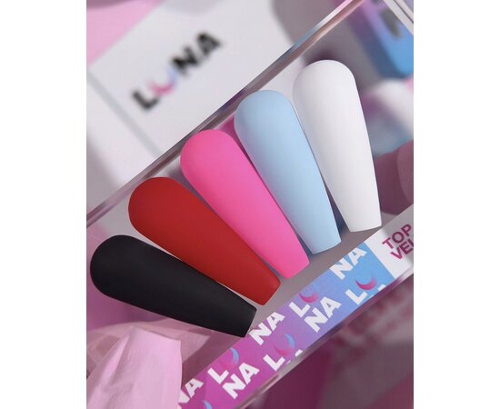 Изображение 2 Matte top without sticky layer LUNAMoon Top Velvet Max, 13 ml