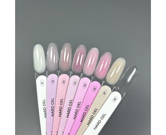 Изображение 2 Гель для наращивания Touch Hard Gel 01 молочно-белый, 15 мл, Объем (мл, г): 15, Вариант: 01