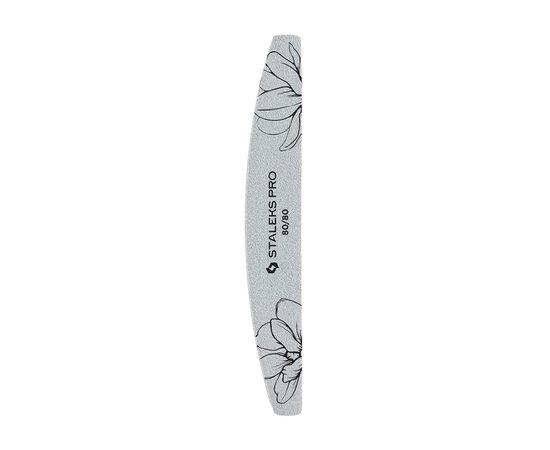 Изображение 2 Mineral nail file Staleks Pro Expert 40 crescent 80/80 grit, 25 pcs