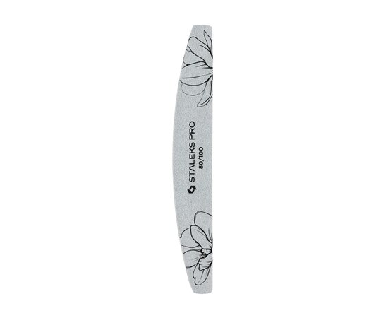 Изображение 2 Mineral nail file Staleks Pro Expert 40 crescent 80/100 grit, 25 pcs