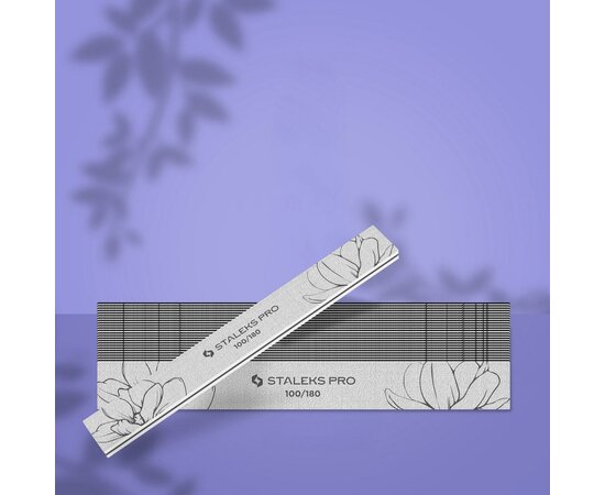Изображение 2 Staleks Pro Expert 20 mineral straight file 100/180 grit, 25 pcs.