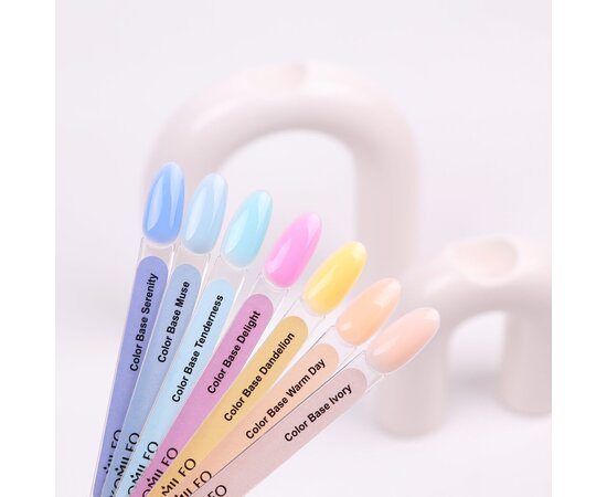 Изображение 4 База для гель-лака Komilfo Color Base Ivory, 8 мл, Объем (мл, г): 8, Вариант: Ivory