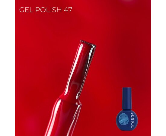 Изображение 2 Гель-лак Touch Basic collection 47 красный, 9 мл, Объем (мл, г): 9, Вариант: 47