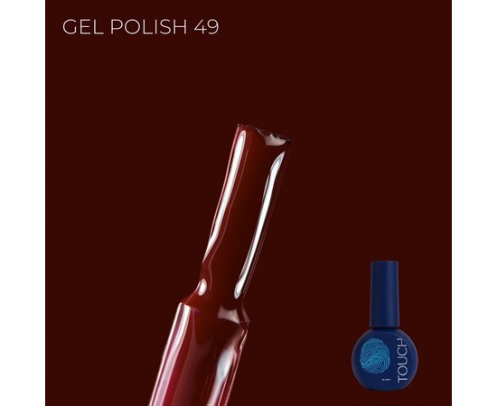 Изображение 2 Гель-лак Touch Basic collection 49 бордовый, 9 мл, Объем (мл, г): 9, Вариант: 49