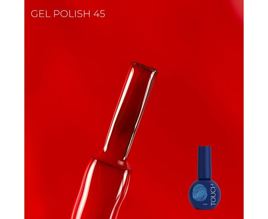 Изображение 2 Гель-лак Touch Basic collection 45 красный, 9 мл, Объем (мл, г): 9, Вариант: 45