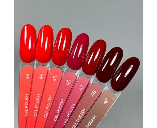 Изображение 3 Гель-лак Touch Basic collection 48 винный, 9 мл, Объем (мл, г): 9, Вариант: 48
