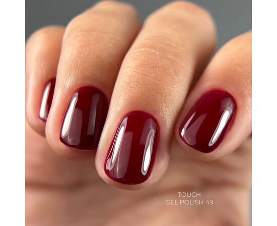 Изображение 4 Гель-лак Touch Basic collection 49 бордовый, 9 мл, Объем (мл, г): 9, Вариант: 49