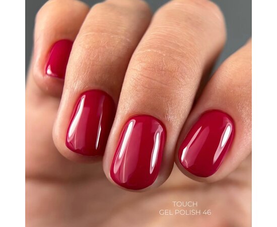 Изображение 4 Гель-лак Touch Basic collection 46 малиновый, 9 мл, Объем (мл, г): 9, Вариант: 46