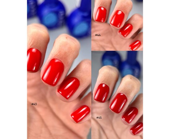 Изображение 5 Гель-лак Touch Basic collection 44 красный, 9 мл, Объем (мл, г): 9, Вариант: 44