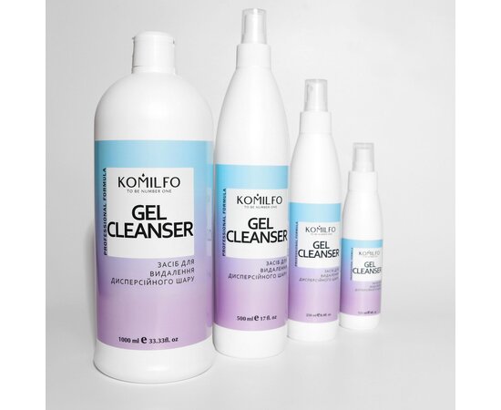 Изображение 2 Средство для снятия липкого слоя Komilfo Gel Cleanser, 1000 мл, Объем (мл, г): 1000