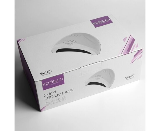 Изображение 5 Лампы для маникюра Komilfo Led/UV Sun1 белая, 48 Вт