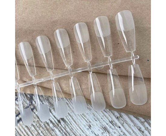 Изображение 2 Nails Molekula Fast Form Nail Extentions Coffin, 24 pcs