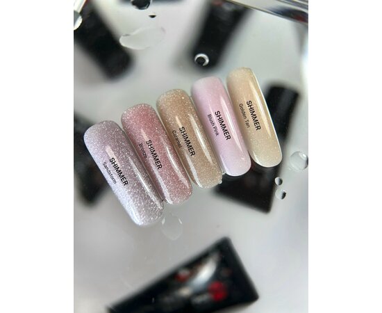 Изображение 2 Полигель с шиммером Atica Polymix Golden Tan Shimmer, 30 мл, Объем (мл, г): 30, Вариант: Golden Tan